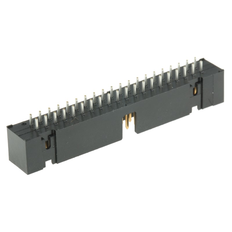 1 pcs - Hirose HIF3FC Series Straight Through Hole PCB Header, 40 Contact(s), 2.54mm Pitch, 2 Row(s), Shrouded