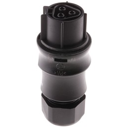 1 pcs - Wieland RST20i3 Series Circular Connector, 3-Pole, Female, Cable Mount, 20A, IP68