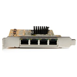 1 pcs - Startech 4 Port PCIe RJ45 Network Card, 10/100/1000Mbit/s