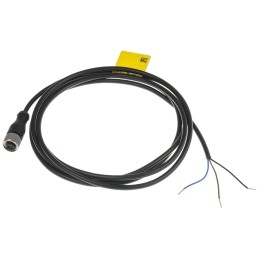 1 pcs - RS PRO Straight Female 4 way M12 to Unterminated Sensor Actuator Cable, 2m