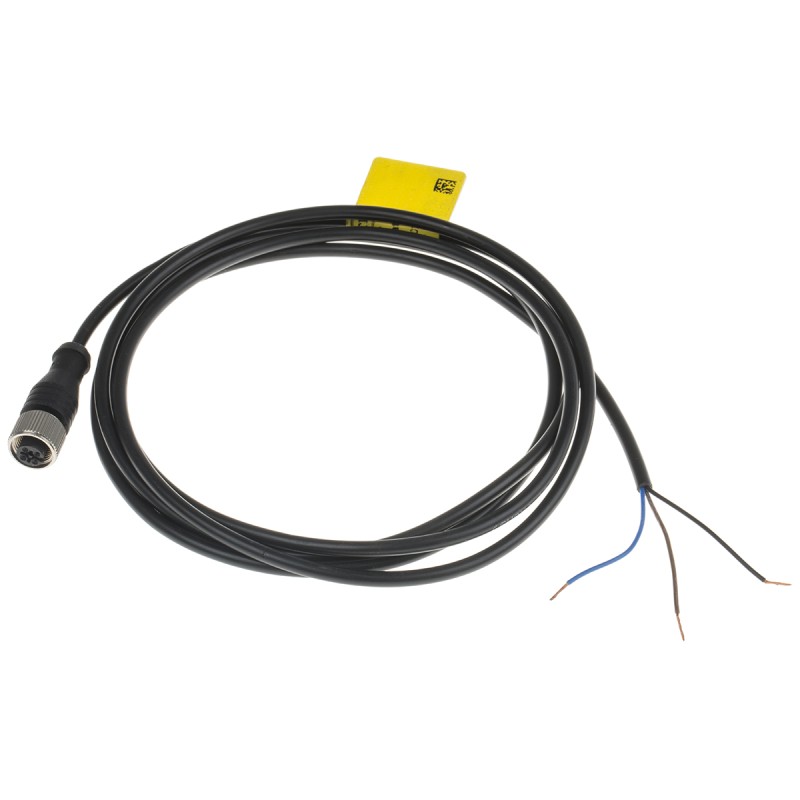 1 pcs - RS PRO Straight Female 4 way M12 to Unterminated Sensor Actuator Cable, 2m