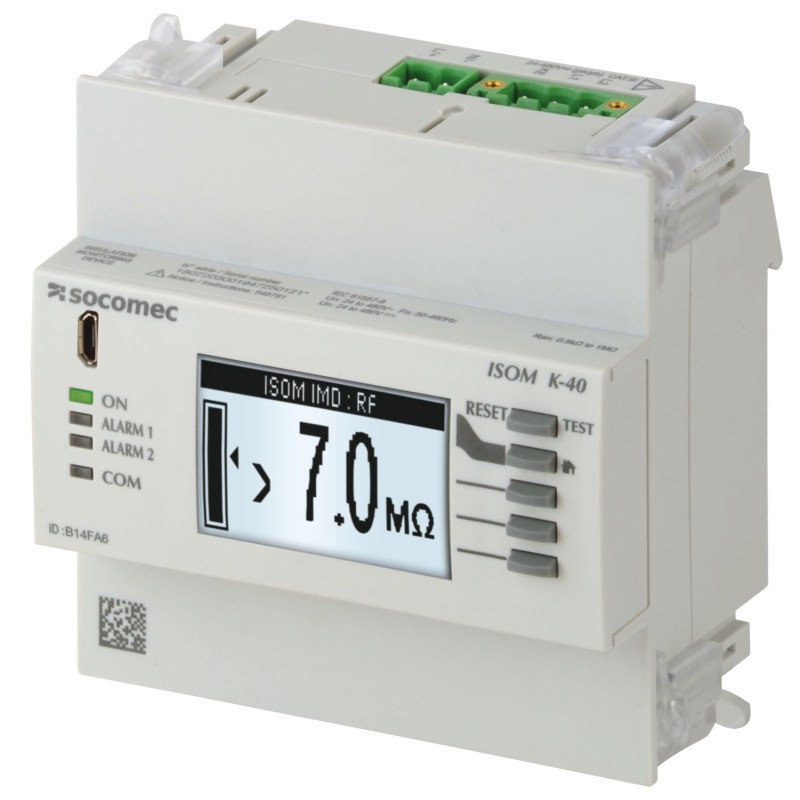 1 pcs - Socomec Insulation Monitoring Relay
