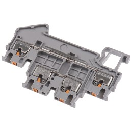 1 pcs - Phoenix Contact PTTB 1.5/S Series Grey Double Level Terminal Block, 1.5mm², Double-Level, Push In Termination