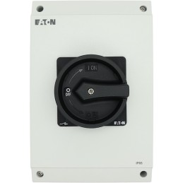 1 pcs - Eaton 3 Pole Surface Mount Isolator Switch - 63A Maximum Current, 30kW Power Rating, IP65