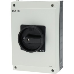 1 pcs - Eaton 3 Pole Surface Mount Isolator Switch - 63A Maximum Current, 30kW Power Rating, IP65