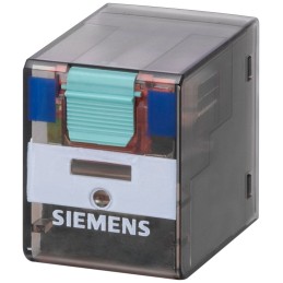 1 pcs - Siemens Base Power Relay, 24V ac Coil, 12A Switching Current