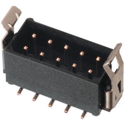 1 pcs - HARWIN Datamate L-Tek Series Right Angle Surface Mount PCB Header, 12 Contact(s), 2.0mm Pitch, 2 Row(s), Shrouded