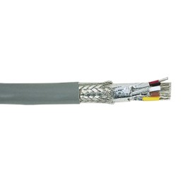 1 Reel of 100 M - Alpha Wire Cat5 Ethernet Cable, S/FTP, Grey PVC Sheath, 100m