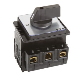 1 pcs - Eaton 3P Pole Panel Mount Isolator Switch - 125A Maximum Current, 45kW Power Rating, IP65