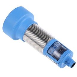 1 pcs - Sick Ultrasonic Barrel-Style Proximity Sensor, M30 x 1.5, 350 - 3400 mm Detection, PNP Output, 9 - 30 V