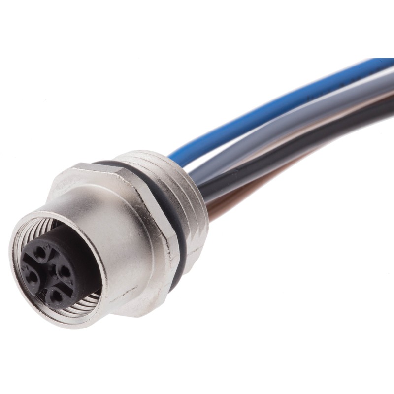 1 pcs - binder Circular Connector, 5 Contacts, Cable Mount, M12 Connector, Socket, Female, IP67, 763 Series