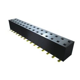 1 pcs - Samtec TLE Series Straight Surface Mount PCB Socket, 20-Contact, 2-Row, 2mm Pitch, Solder Termination