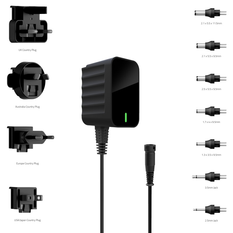 1 pcs - Friwo 7.2W Plug Adapter, 300mA Output