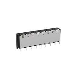 1 pcs - ERNI Surface Mount, Through Hole PCB Connector, 50-Contact, 2-Row, 1mm Pitch