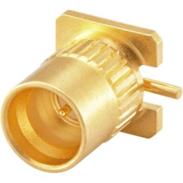 1 pcs - Rosenberger SMP Series, Plug PCB Mount SMP Connector, 50Ω, Solder Termination, Straight Body