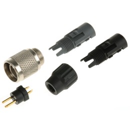 1 pcs - binder Circular Connector, 3 Contacts, Cable Mount, M9 Connector, Plug, Male, IP40, 711 Series