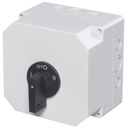1 pcs - RS PRO 2P Pole Panel Mount Isolator Switch - 63A Maximum Current, IP65