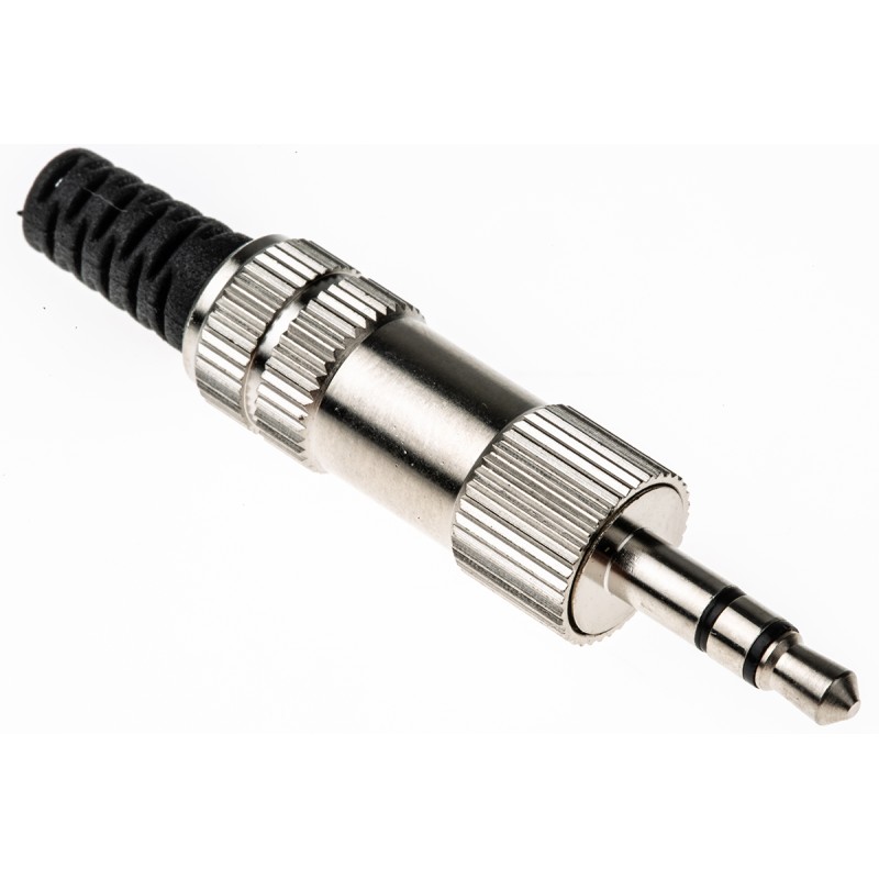 1 pcs - Lumberg Jack Connector 3.5 mm Cable Mount Stereo Plug, 3Pole 1A