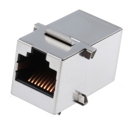 1 pcs - MH Connectors MH3101 Series Single-Port RJ45 Coupler, STP