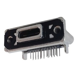 1 pcs - Amphenol ICC Right Angle, PCB Mount, Socket Type C 3.1 IP67 USB Connector