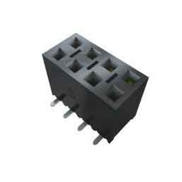 1 pcs - Samtec SSM Series Straight Surface Mount PCB Socket, 9-Contact, 1-Row, 2.54mm Pitch, Solder Termination