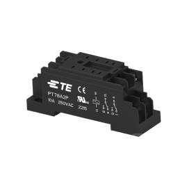 1 pcs - TE Connectivity 2071566 8 Pin 250V DIN Rail Relay Socket, for use with Relay