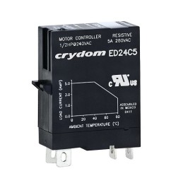 1 pcs - Sensata / Crydom ED Series Solid State Relay, 5 A Load, DIN Rail Mount, 280 V rms Load, 32 V dc Control