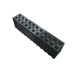 1 pcs - Samtec BCS Series Straight Through Hole Mount PCB Socket, 12-Contact, 2-Row, 2.54mm Pitch, Solder Termination