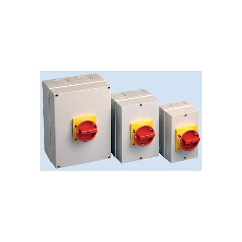 1 pcs - Allen Bradley 6P Pole Isolator Switch - 40A Maximum Current, 18.5kW Power Rating, IP66