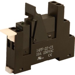 1 pcs - Hongfa Europe GMBH 2RM Series Interface Relay, DIN Rail Mount, 24V dc Coil, DPDT, 2-Pole, 8A Load