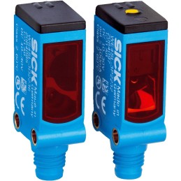 1 pcs - Sick Through Beam Photoelectric Sensor, Rectangular Sensor, 0 - 60 m Detection Range