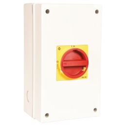 1 pcs - Kraus & Naimer 3P Pole Isolator Switch - 125A Maximum Current, 37kW Power Rating, IP66, IP67