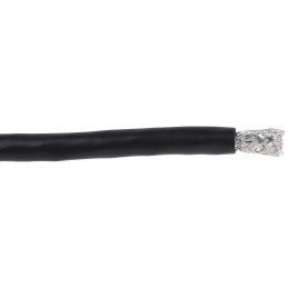 1 Reel of 100 M - RS PRO Cat7 Ethernet Cable, SF/FTP, Black PVC Sheath, 100m