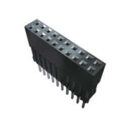 1 pcs - Samtec ESQ Series Vertical Through Hole Mount PCB Socket, 64-Contact, 2-Row, 2.54mm Pitch