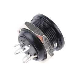 1 pcs - RS PRO 4 Pole Din Socket, 4A, 100 V ac, Female, Panel Mount