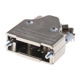 1 pcs - MH Connectors MHDM35 Series Zinc Angled D Sub Backshell, 15 Way, Strain Relief