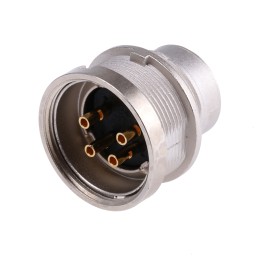 1 pcs - Lumberg, SFV 4 Pole M16 Din Plug, DIN EN 60529, 5A, 250 V ac IP40, Male, Panel Mount