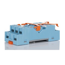 1 pcs - Turck 11 Pin 250V DIN Rail Relay Socket, for use with C3-A30 Series Relay, C3-G30 Series Relay, C3-T31 Series Relay,