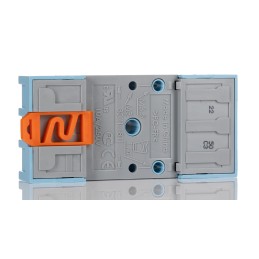 1 pcs - Turck 11 Pin 250V DIN Rail Relay Socket, for use with C3-A30 Series Relay, C3-G30 Series Relay, C3-T31 Series Relay,