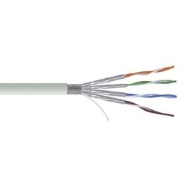1 Reel of 100 M - RS PRO Cat7 Ethernet Cable, SF/FTP, Grey PVC Sheath, 100m