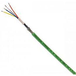 1 Reel of 100 M - HARTING Cat5 Ethernet Cable, SF/UTP, Green PUR Sheath, 100m, Flame Retardant