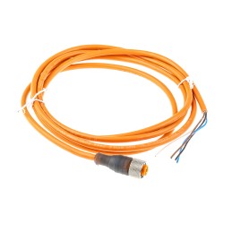 1 pcs - Lumberg Automation Straight Female 4 way M12 to Unterminated Sensor Actuator Cable, 2m