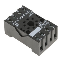 1 pcs - Relay Socket for use with MT Series 240V ac