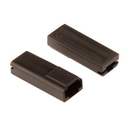 1 Reel of 10000 - TE Connectivity, FASTON .250 Nylon 66 Crimp Terminal Housing, 6.35mm Tab Size, Natural