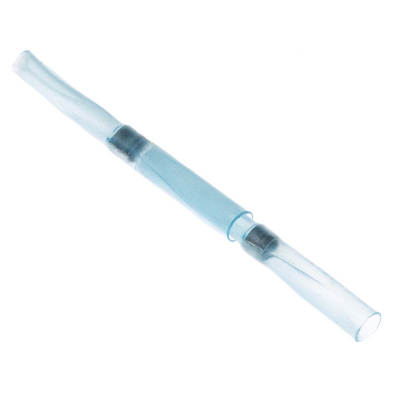500 pcs - TE Connectivity Blue Polyolefin Solder Sleeve 18.54mm Length 0.76 - 1.52mm Cable Diameter