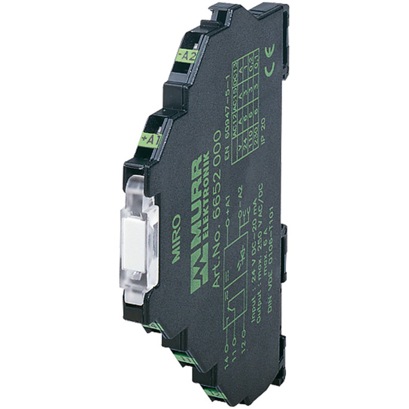 1 pcs - Murrelektronik Limited Interface Relay, DIN Rail Mount, 24V dc Coil, SPDT, 1-Pole, 6A Load