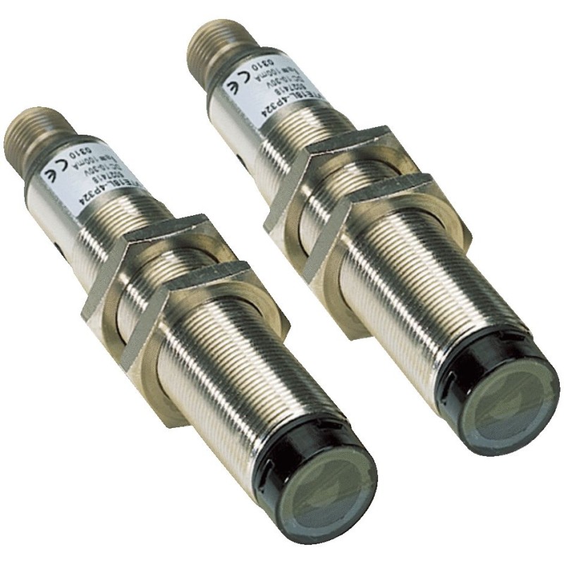 1 pcs - Sick Through Beam Photoelectric Sensor, Barrel Sensor, 0 - 60 m Detection Range