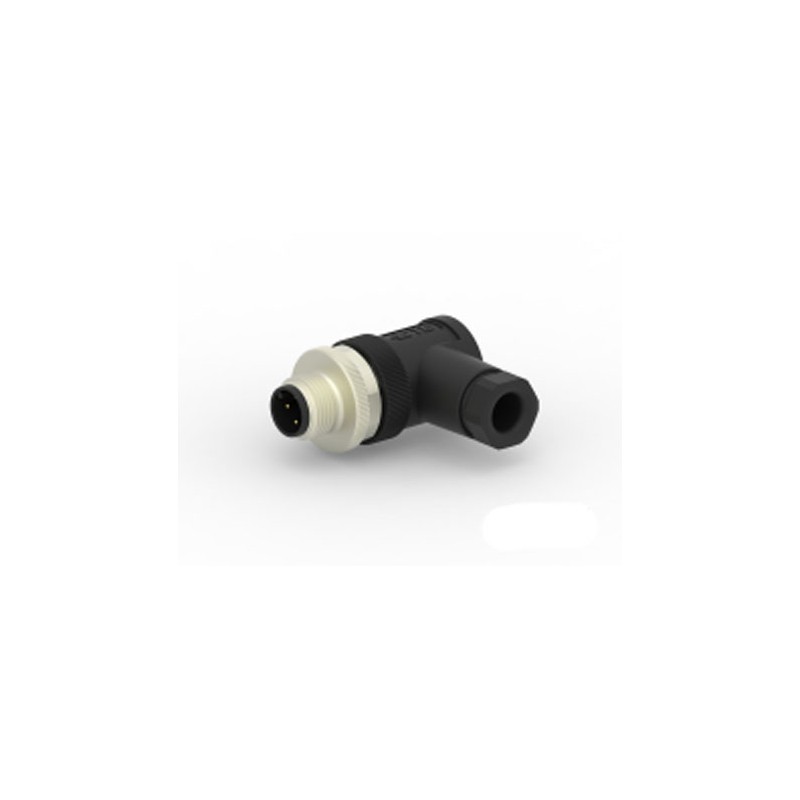 1 pcs - TE Connectivity Circular Connector, 3 Contacts, Cable Mount, M12 Connector, Plug, Male, IP67, T411 Series