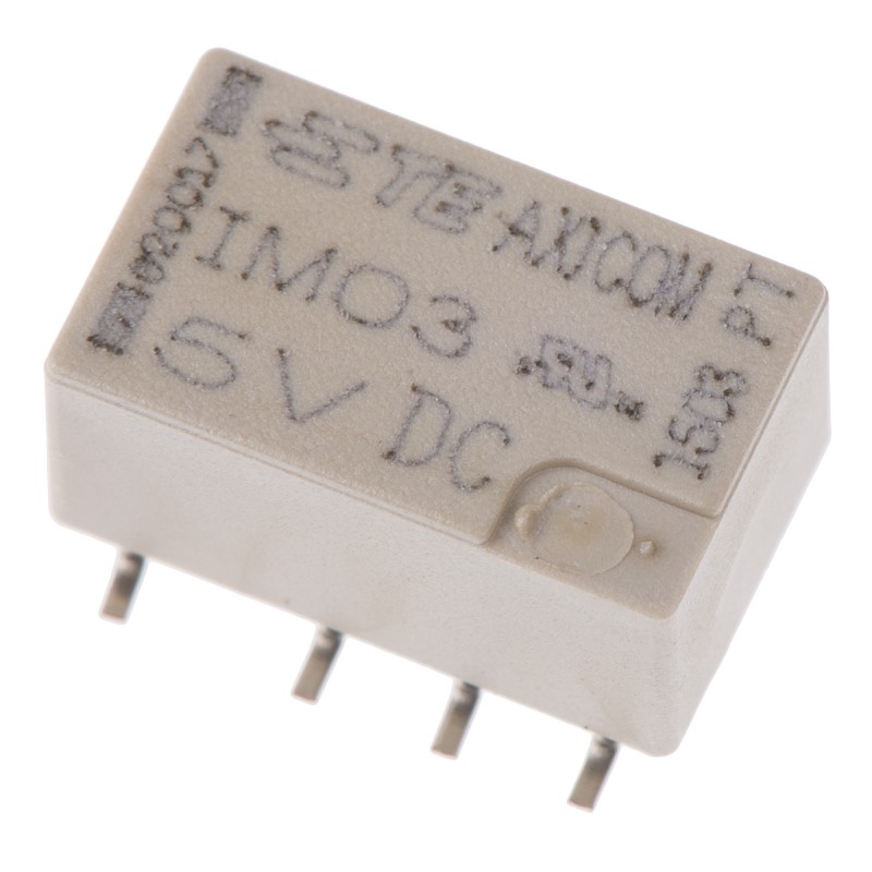 1 pcs - TE Connectivity Surface Mount Signal Relay, 5V dc Coil, 2A Switching Current, DPDT