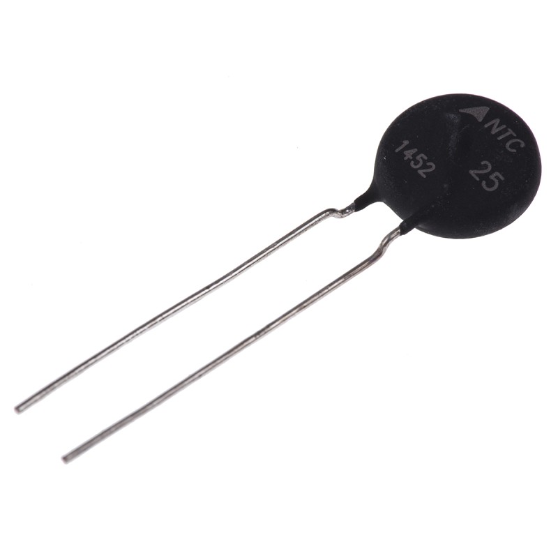 1 pcs - EPCOS Thermistor, 25Ω Resistance, NTC Type, 11.5 x 6 x 16mm